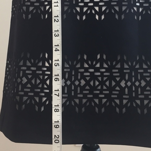 WHBM sleeveless LBD with laser cut details size 10 - Picture 11 of 16